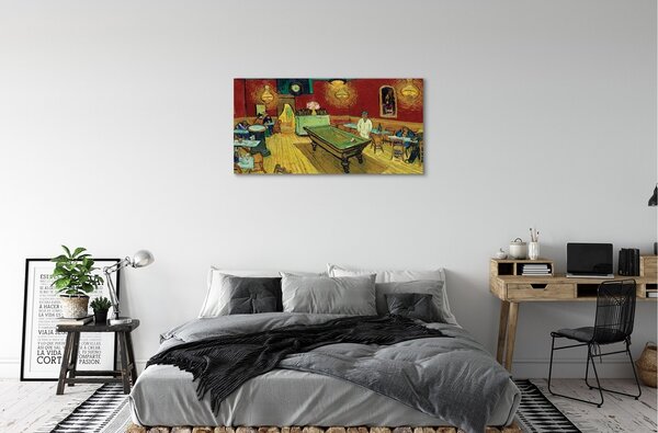 Obraz canvas Nočná kaviareň - Vincent Van Gogh 100x50 cm