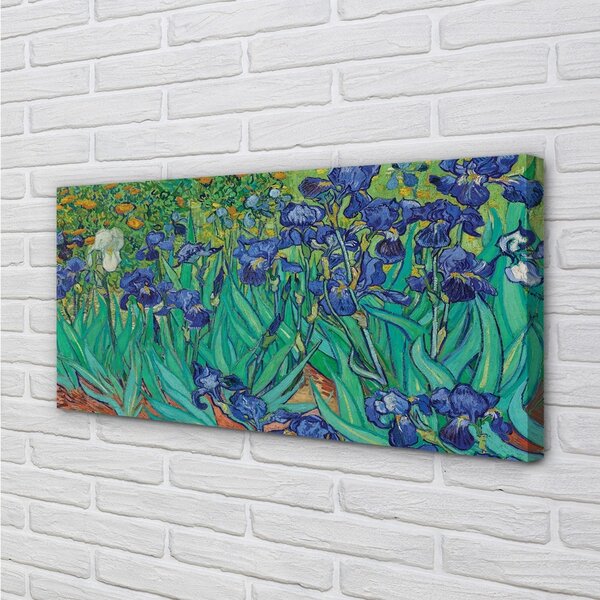 Obraz canvas Irises - Vincent van Gogh 100x50 cm