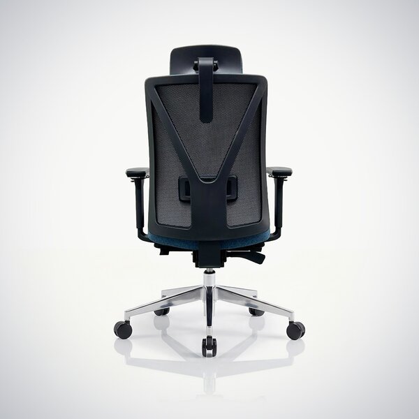 Ergonomická kancelárska stolička tmavomodrá VECTOR