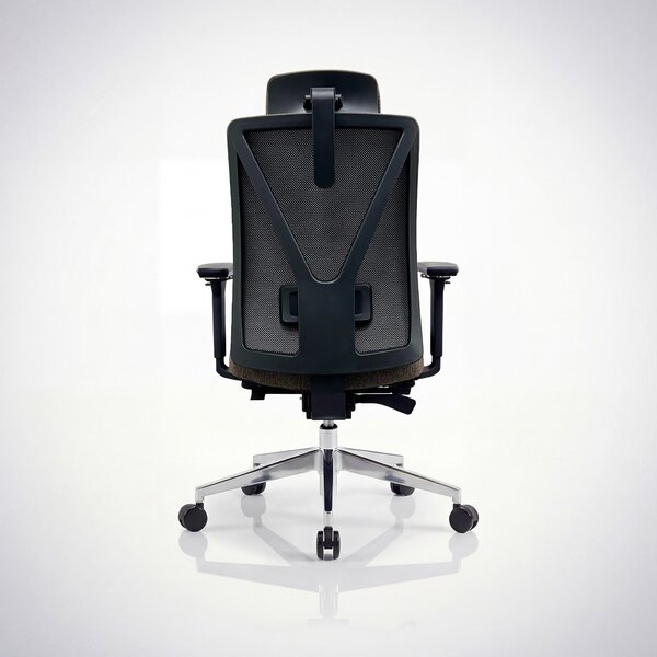 Ergonomická kancelárska stolička hnedá VECTOR