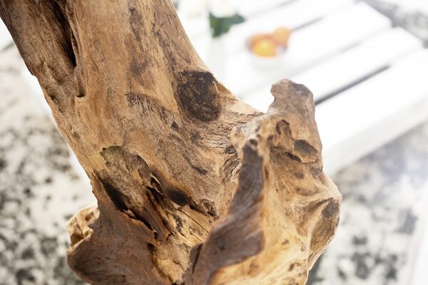 Estila Jedinečná dizajnová socha Reef 100-125cm teak