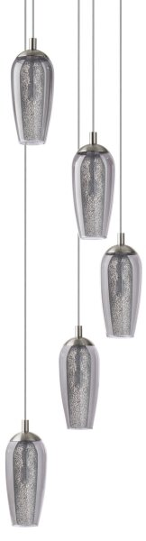Eglo 96345 - LED závesné svietidlo na lanku FARSALA 5xG9/2,5W/230V
