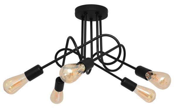Detský prisadený luster OXFORD 5xE27/15W/230V