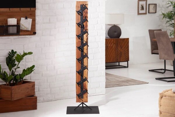 Estila Štýlová vinotéka Barracuda 140cm Teak