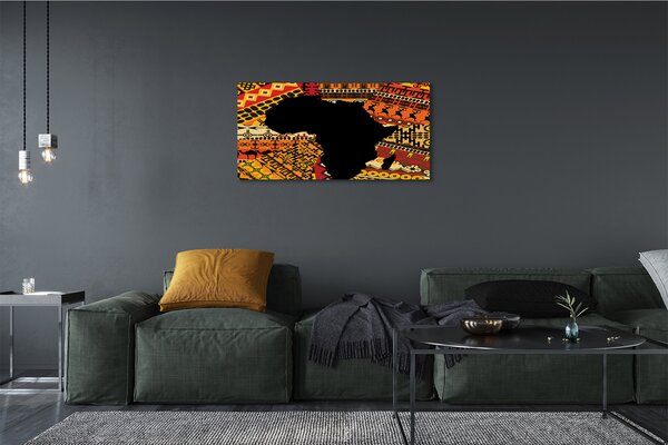 Obraz canvas mapa vzory 100x50 cm