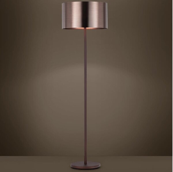 Eglo 39358 - Stojacia lampa SAGANTO 1 1xE27/60W/230V medená