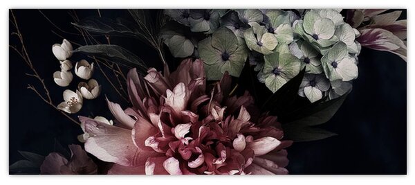 Obraz kytice (120x50 cm)