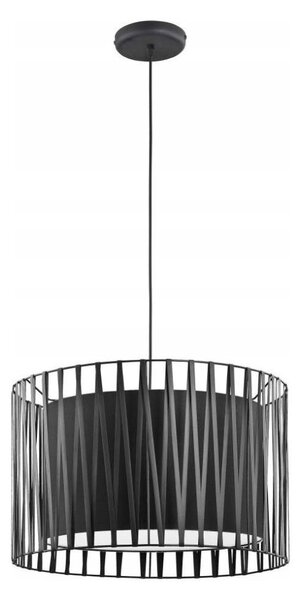 Luster na lanku HARMONY BLACK 3xE27/60W/230V