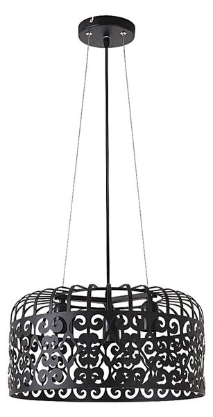 Rabalux 2158 - Luster ALESSANDRA 3xE27/60W/230V čierna