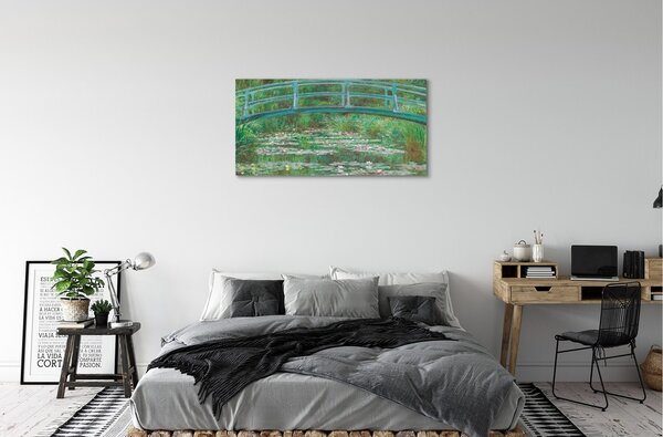 Obraz canvas Japonská lávka - Paul Cézanne 100x50 cm
