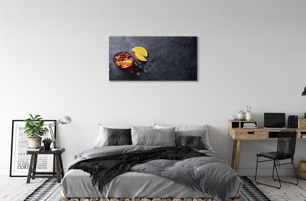 Obraz canvas Ľadový čaj citrón 100x50 cm