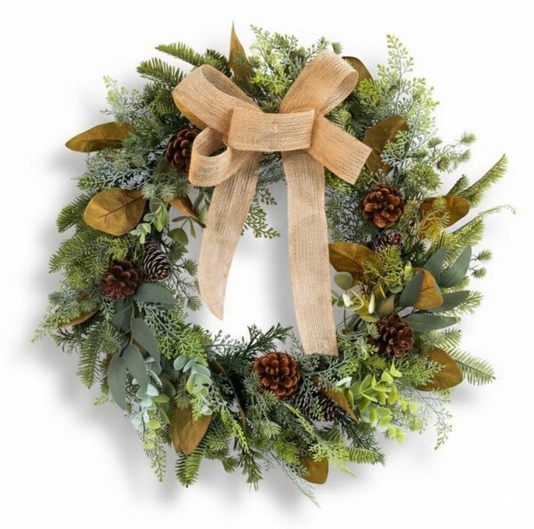 Vianočný veniec na dvere WINTER GREEN Ø 45 cm