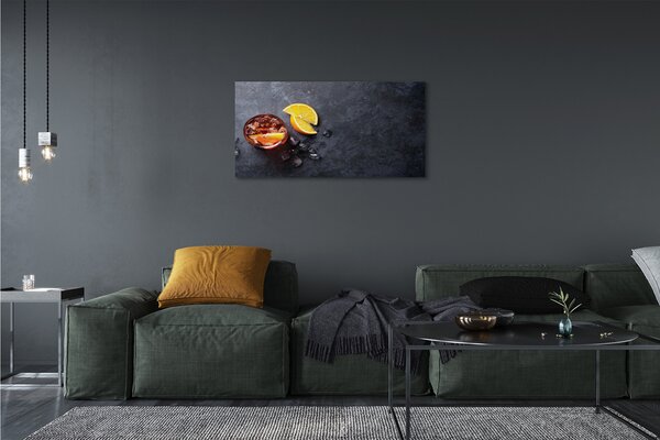 Obraz canvas Ľadový čaj citrón 100x50 cm