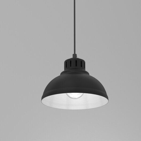 Luster na lanku SVEN 1xE27/15W/230V čierna