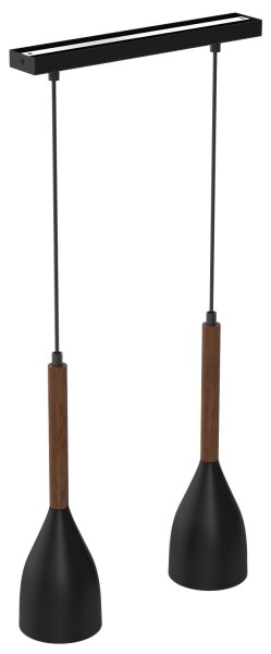 Luster na lanku MUZA 2xE27/60W/230V