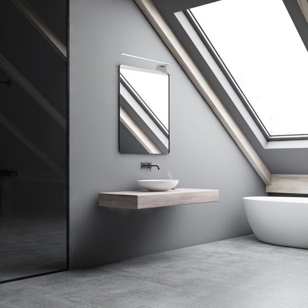 LED Kúpeľňové nástenné svietidlo SHINE LED/11W/230V 45 cm IP44 lesklý chróm