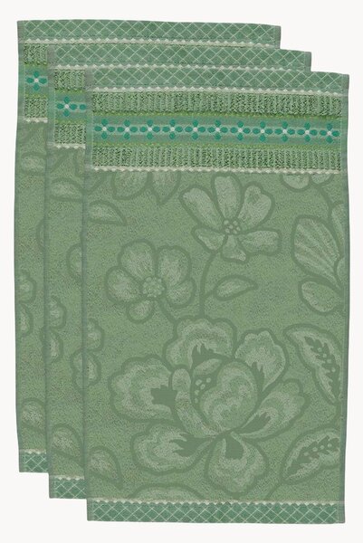 Uteráky pre hostí z bavlneného froté Jasmin Jacquard, 3 ks
