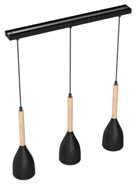 Luster na lanku MUZA 3xE27/60W/230V