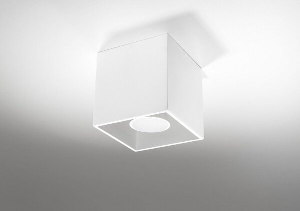 Sollux SL.0027 - Bodové svietidlo QUAD 1 1xGU10/10W/230V biela