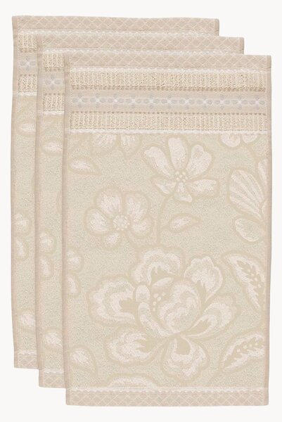 Uteráky pre hostí z bavlneného froté Jasmin Jacquard, 3 ks