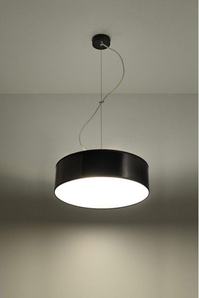 Luster na lanku ARENA 35 2xE27/60W/230V čierna