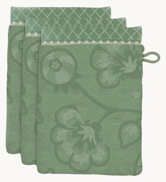Uteráky na umývanie z bavlneného froté Jasmin Jacquard, 3 ks