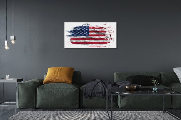 Obraz canvas Vlajky Spojených štátov 100x50 cm