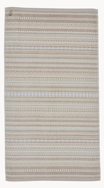 Uterák na ruky z velúru a bavlneného froté Geometric Print