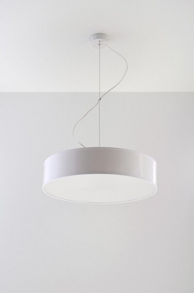 Luster na lanku ARENA 45 3xE27/60W/230V biela