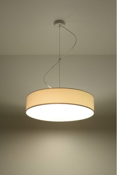 Luster na lanku ARENA 45 3xE27/60W/230V biela