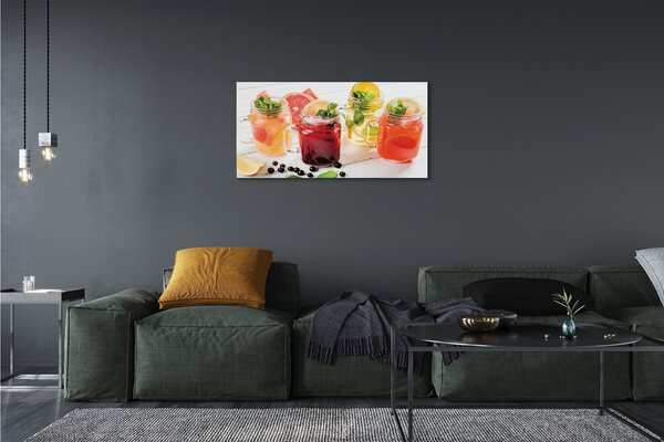 Obraz canvas Koktaily s citrusy 100x50 cm