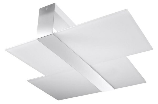 Sollux SL.0188 - Stropné svietidlo MASSIMO 2xE27/60W/230V biela/chróm