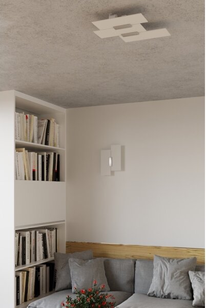 Sollux SL.0197 - Nástenné svietidlo FABIANO 2xE27/15W/230V biela/chróm