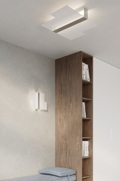Sollux SL.0188 - Stropné svietidlo MASSIMO 2xE27/60W/230V biela/chróm