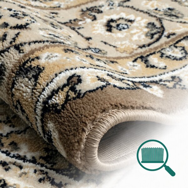 Angel Carpet, Kusový koberec Sultan 42 Beige, 80x150, béžová, kancelária