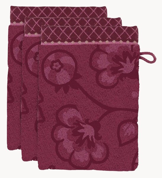Uteráky na umývanie z bavlneného froté Jasmin Jacquard, 3 ks