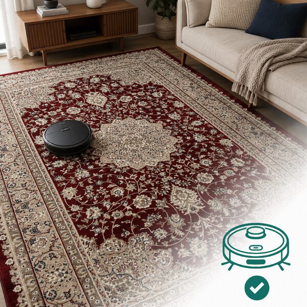 Angel Carpet, Kusový koberec Sultan 12 Red, 80x150, červená, kancelária