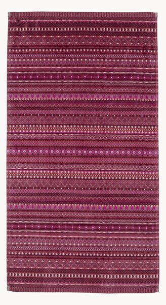 Uterák na ruky z velúru a bavlneného froté Geometric Print