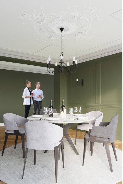 Luster na reťazi MINERWA 3 3xE14/40W/230V čierna