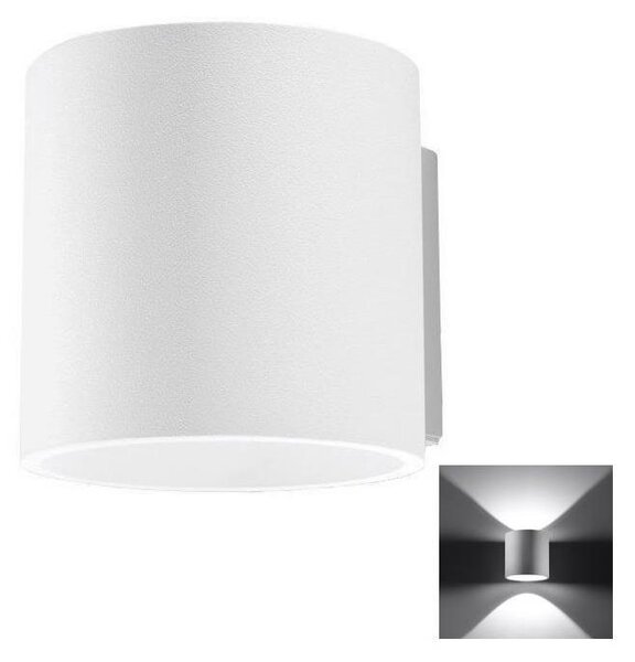Sollux SL.0211 - Nástenné svietidlo VICI 1xG9/40W/230V sklo/biela