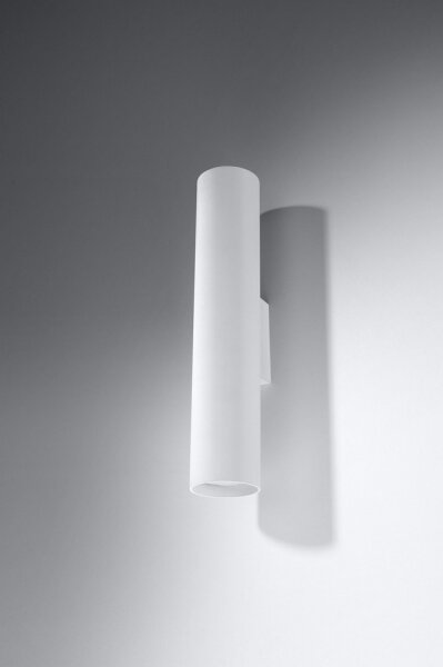 Sollux SL.0326 - Nástenné svietidlo LAGOS 2xGU10/10W/230V biela