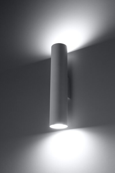 Sollux SL.0326 - Nástenné svietidlo LAGOS 2xGU10/10W/230V biela