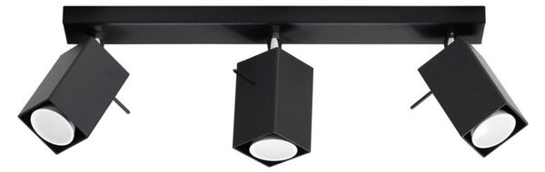 Bodové svietidlo MERIDA 3 3xGU10/40W/230V čierna