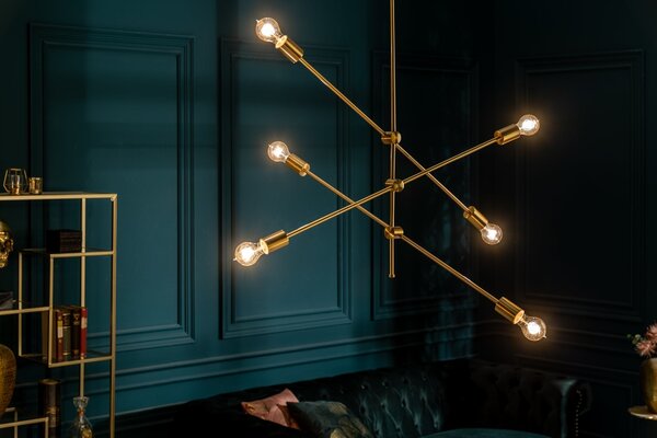 Estila Luxusná závesná lampa Elke
