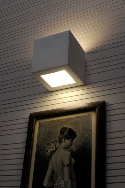 Sollux SL.0005 - Nástenné svietidlo LEO 1xE27/60W/230V biela