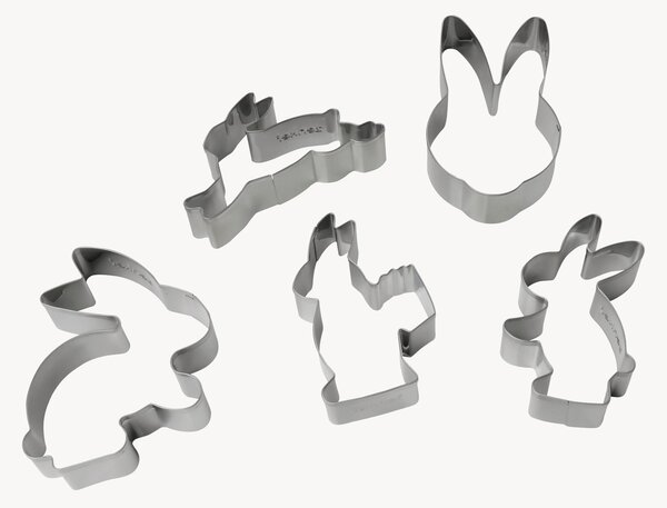 Vykrajovačky na sušienky Easter Bunny, 5 ks