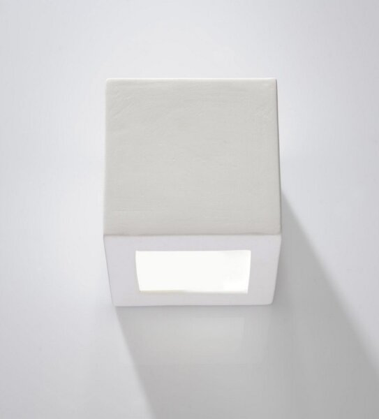 Sollux SL.0005 - Nástenné svietidlo LEO 1xE27/60W/230V biela