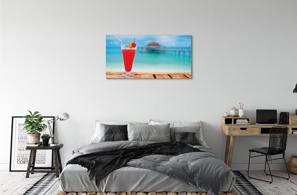 Obraz canvas Koktejl pri mori 100x50 cm