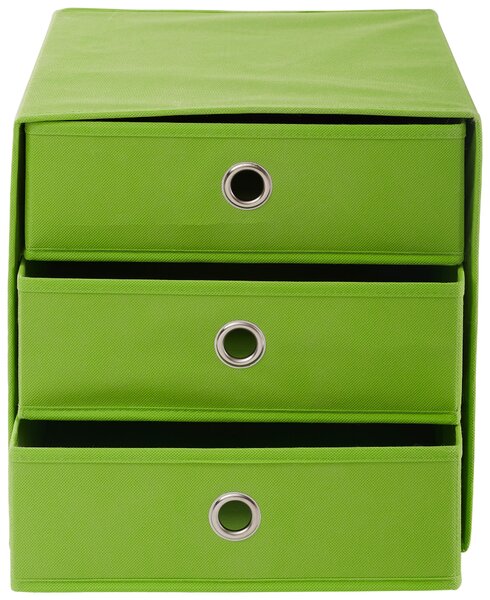 SKLADACÍ BOX, kov, textil, kartón, 32/32/31,5 cm Carryhome - Úložné boxy & dekoračné boxy