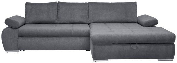 ROHOVÁ SEDAČKA, textil, sivá Carryhome - Sedačky